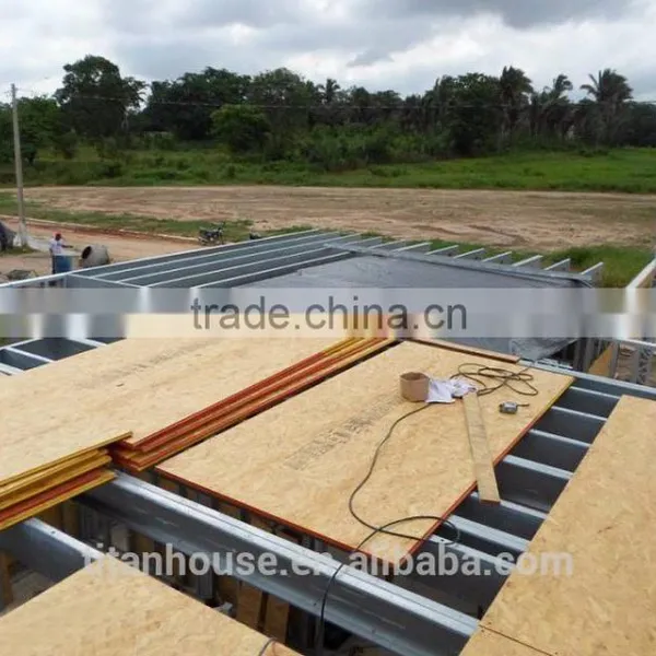 Light Gauge Steel Two Storey Prefab Living Quarter House Plan of Quality photo-2