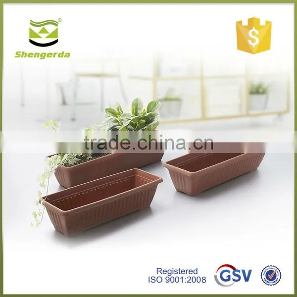Taizhou Large Rectangle Cheap Terracotta Flower Pot photo-2