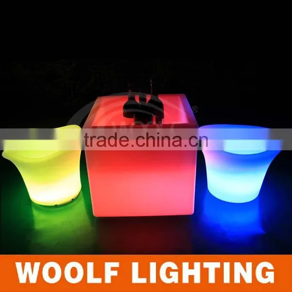 Plastic Led Square Ice Cream Buckets photo-2