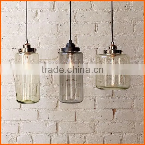 New design hanging glass jar lam