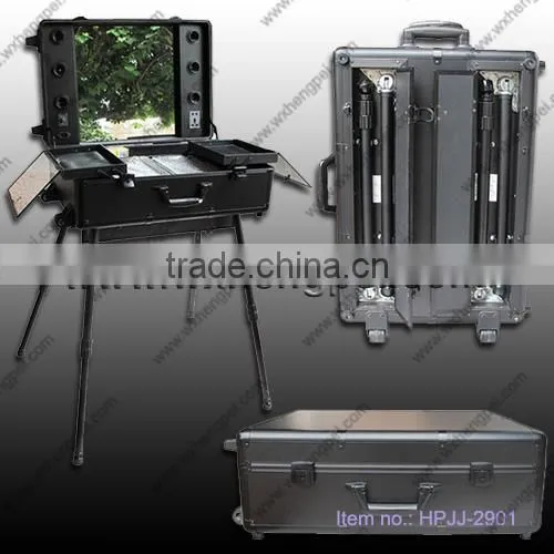 cosmetics case /trolley case /Large cosmetic case with lamps