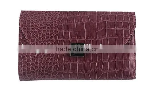 18pcs Shinny PVC Crocodile Texture Case Best Professional Custom Makeup Brushes photo-3