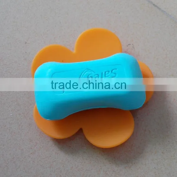2015 New Design Fiower Shape Silicone Soap Molds /customizable Silicone Bathroom Soap Holders photo-4