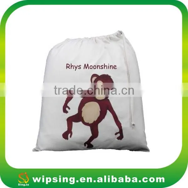 China Wholesale Cotton Drawstring Packing Bags, Cotton Souvenir Drawstring Bags photo-6