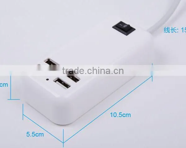 4 Usb Charger Desktop Socket 5V 30w USB CHARGER With AC Cablle Usa Cable uk Cable eu Cable Aus Cable photo-6
