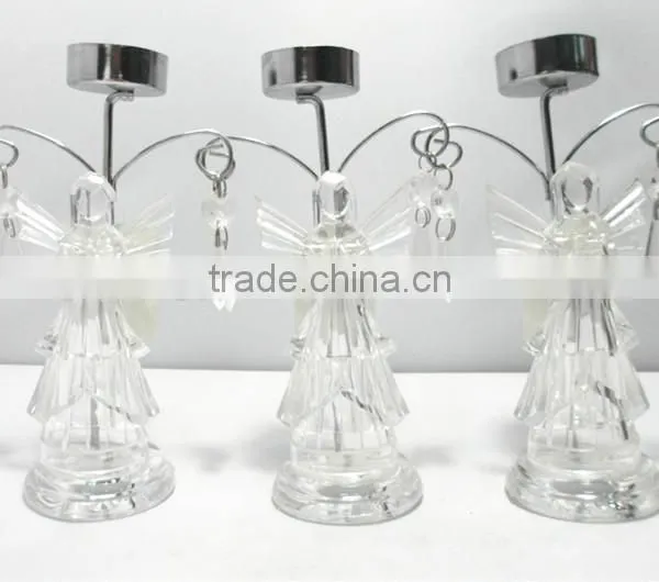 Acrylic Crystal Candle Holder,,mace Shaped Standing Decoration photo-4