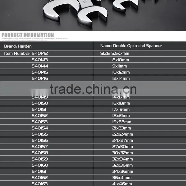 Professional Double Open -end Spanner Handle Tools Ratchat Wrench Durable Spanner Tools photo-3