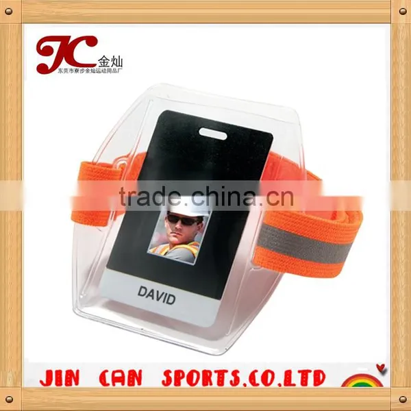 Customized Fabric Reflective Armband ID Badge Holder photo-6