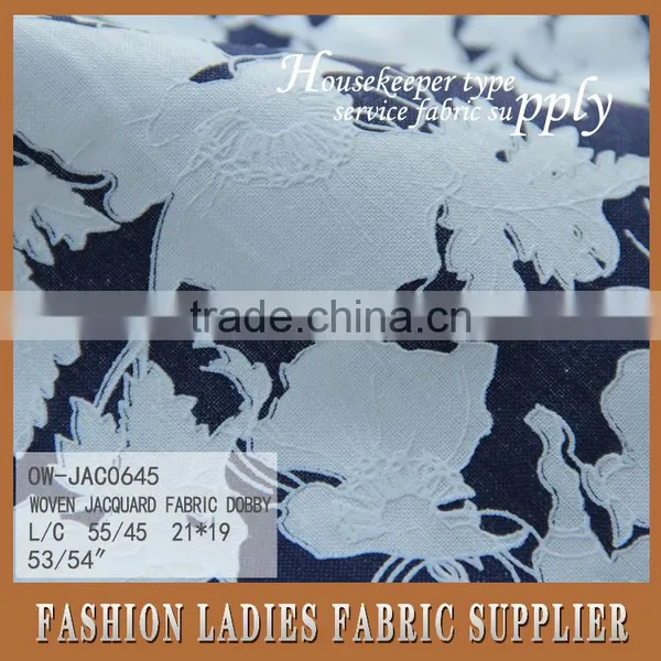 2016-17 ONWAY Textile New Sample Fabric Woven Jacquard Linens Fabric photo-5