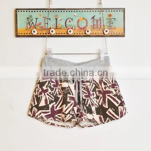 2016 Fashionable Hotsale Allover Print Single Jersey Ladie's Short photo-5