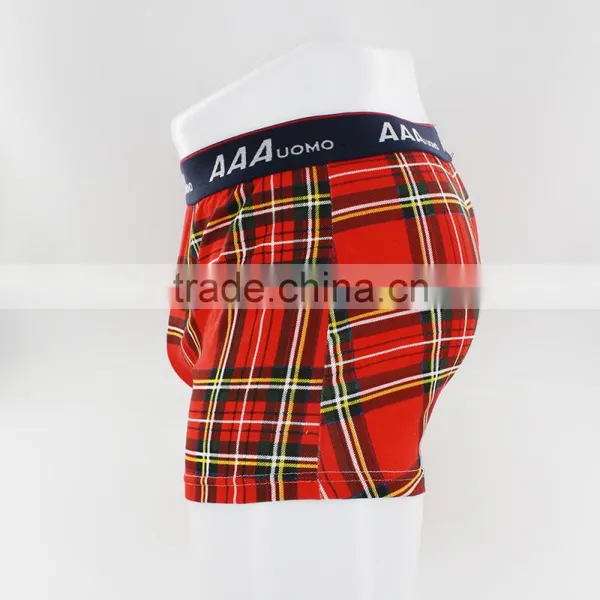 Men Cotton Printed Design Brief Boxer Underwear photo-2