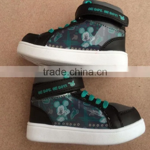 Non-brand Kids High Top Shoes Child Light Weight Sneakers Stock Liquidation photo-3