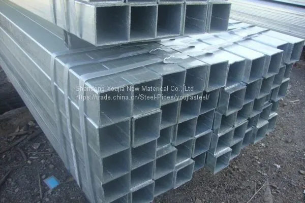Pre Galvanized Square Hollow Section/Q235 Rectangular Steel Pipe/ Galvanized Steel Tube photo-2