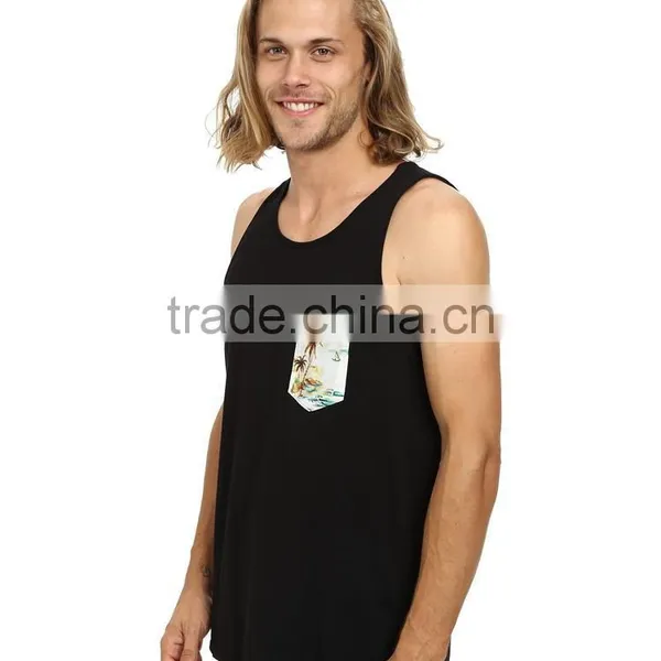 Wholesale Mens Summer Leaf Pocket Cool Cheap Wrestling Singlets photo-2