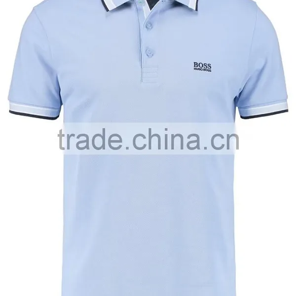 MGOO Excellent Cotton Spandex Polo Shirt Three Buttons Plain Dry Fit Golf Polo Shirts For Men photo-5