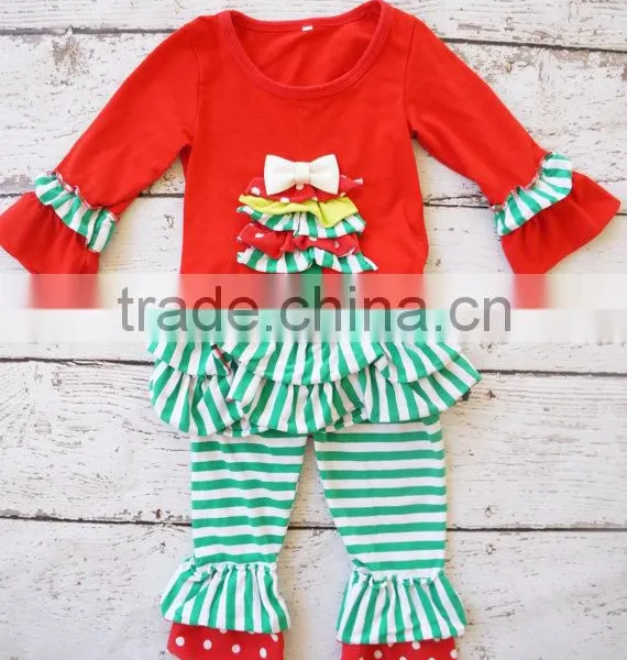 Wholesale Children's Boutique Clothing Smocked Baby's Christmas Clothes Children Christmas Costumes photo-5