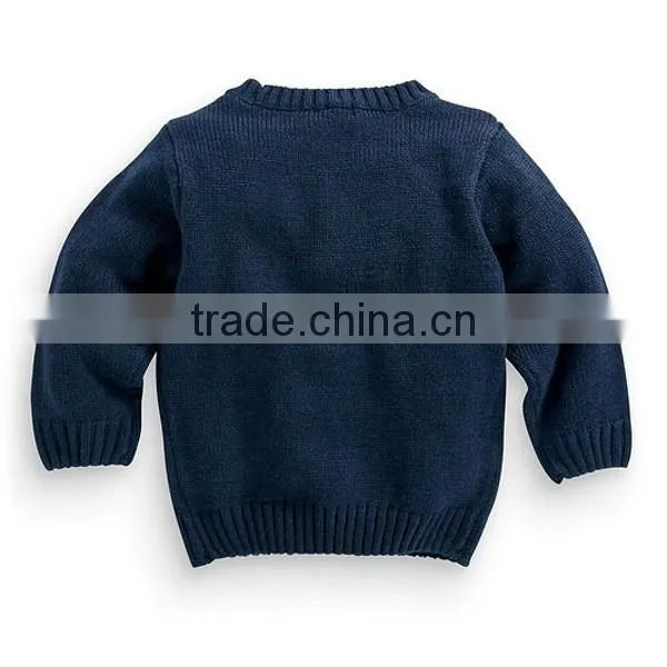 Newly Cartoon Style Kid Christmas Knitted Sweater photo-2