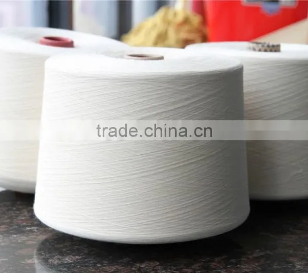 KHT Latest Offer CVC 60/40 Compact Ne 60s Yarn for Knitting Fabric Industry photo-3