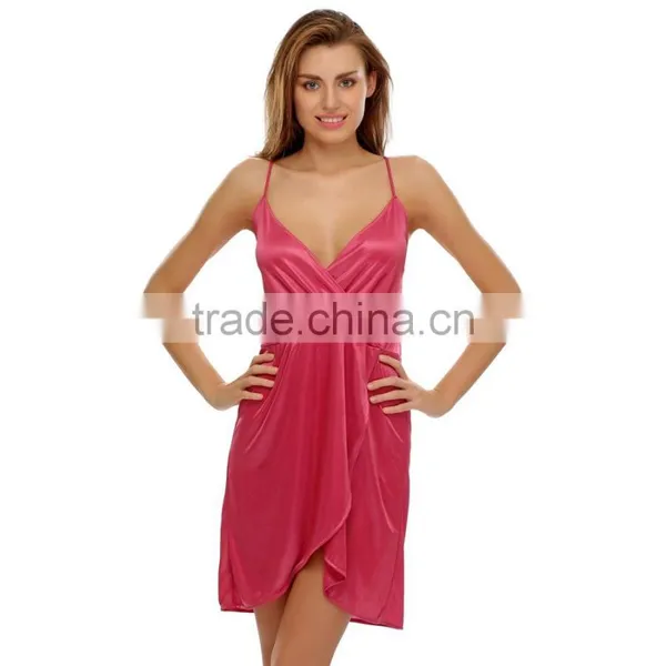 String Back Babydoll With Overlapping Flairs