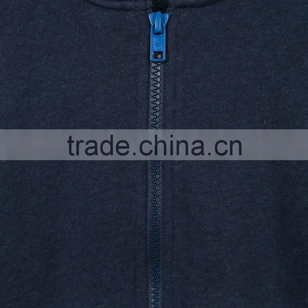 Navy Blue Cotton Animal Ears Hooded Baby Clothes Romper photo-3