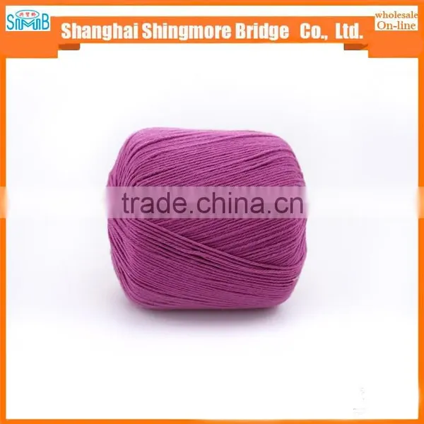 China Supplier From Knitted Cotton Yarn Factory Cheap Wholesale Cotton Yarn With Silk for Yarns Knitting