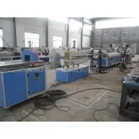 PLC Control Double Screw Plastic Profile Extrusion Line 380V 50HZ photo-2