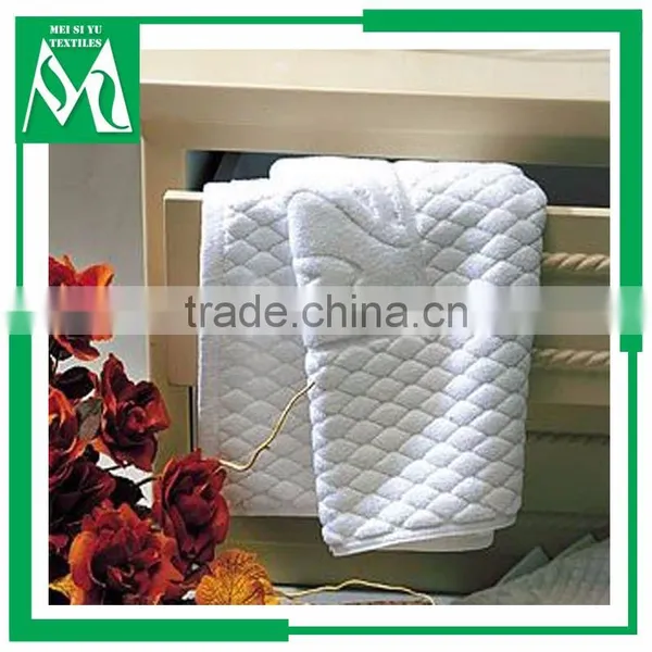Bath rug for hotel in cotton fabric