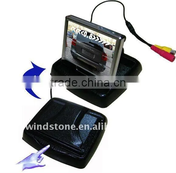 3.5inch Flip-open LCD Car Monitor,3.5 Inch TFT-LCD Monitor photo-5