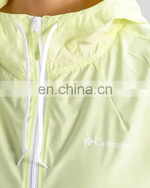 Blank Custom Made Women Cheap Windbreaker Jacket photo-4