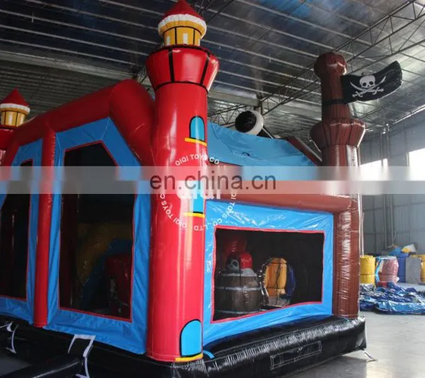 Wholesale Inflatable Pirate Ship Jumping Bouncer Combo photo-4