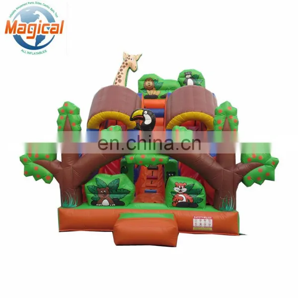 New Design Apple Tree Super Fun Kids Inflatable Dry Slide photo-2