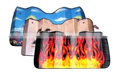 PE Bubble Colourful Front Window Sunshade photo-2