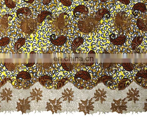 2016 Unique African Print With Tulle Fabric for Women photo-2