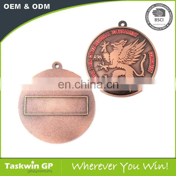 Best Sales Cheap Custom Embossed Metal Medals photo-2