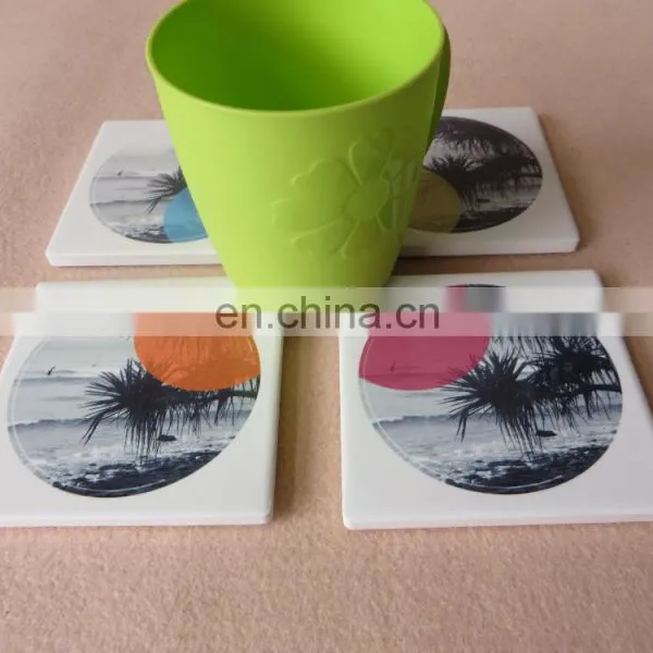Econogical Ceramic Beer Coasters,China Wholesale Ceramic Car Coaster photo-2