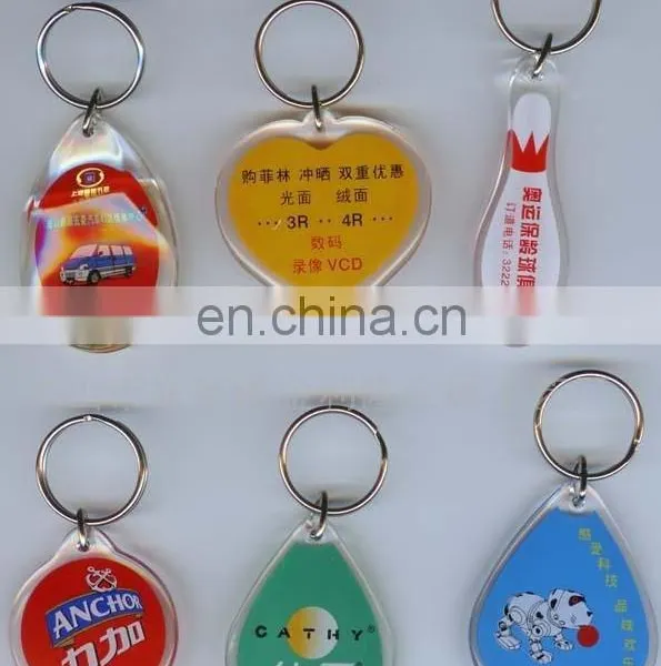 Custom Round Clear Acrylic Keychain photo-3