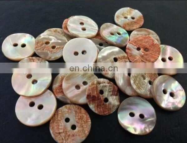 12mm, 15mm,20mm red abalone shell buttons