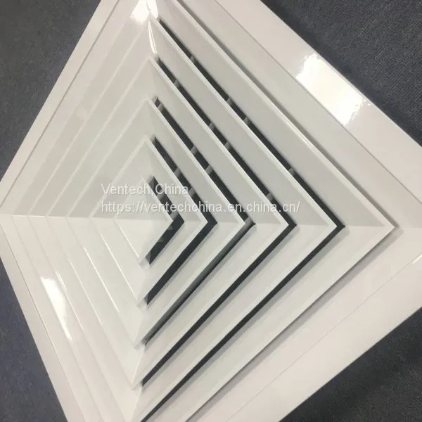 Aluminum Supply Square Lay in Air Ceiling Diffusers Parts China Supplier photo-3
