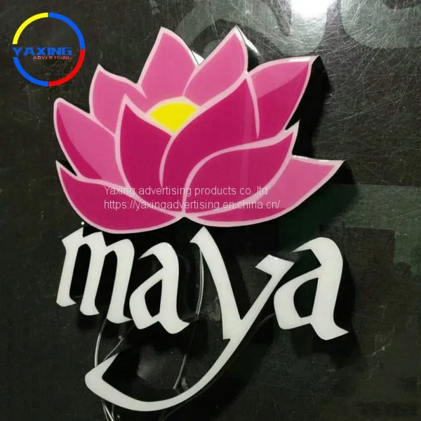 Led Illuminate 3d Acrylic Letters Fabricated Different Styles Led Alphabet Letter Signage