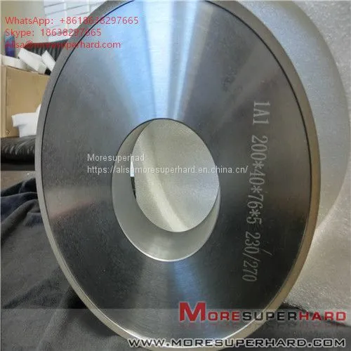 1A1 200*40*76*50 Grinding Wheels for Magnetic Materials Alisa@moresuperhard.com photo-2