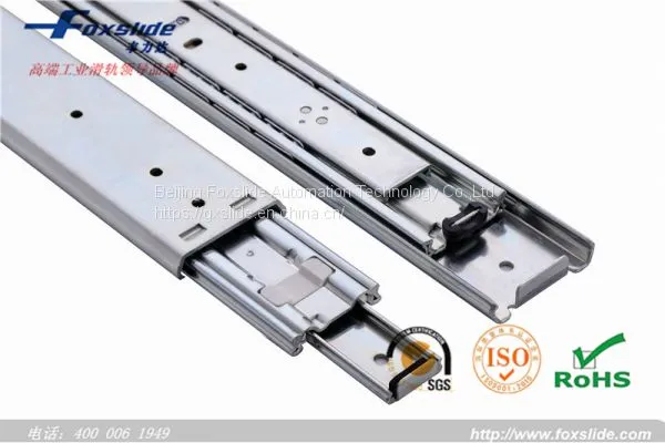 High Quality Furniture Type Ball Bearing Telescopic Drawer Slide photo-3