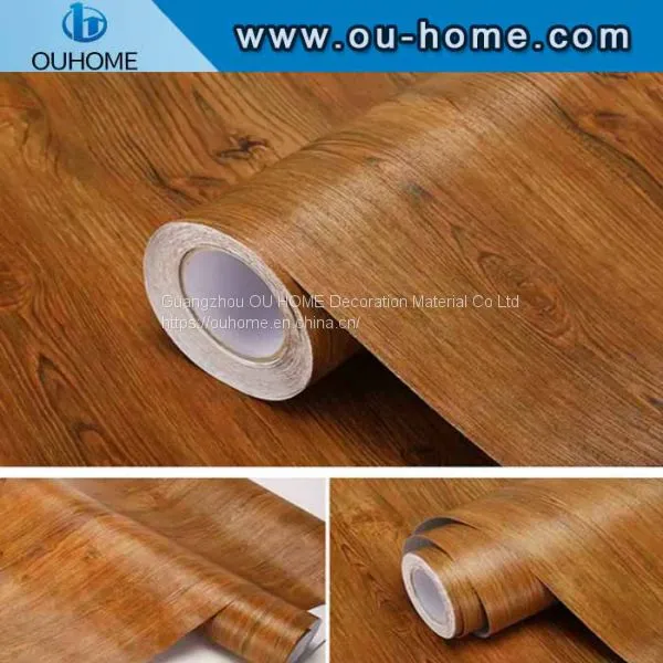 PVC Wood Grain Texture Self-adhesive Sticker photo-2