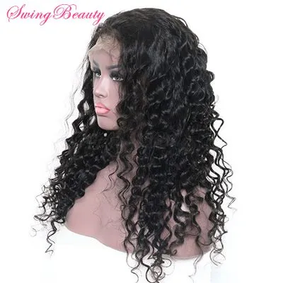 100% Natural Human Hair Wig Handmade Frontal Swiss Lace photo-2