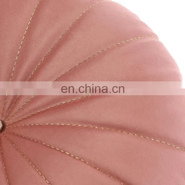 Wholesale Comfortable Fashion Micro Mink Circle Chair Cushions With Button for Living Room photo-5