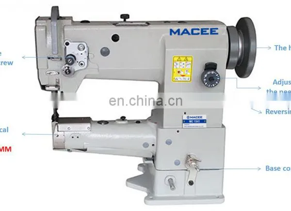 MC 1341 Cylinder Bed Compound Feed Sewing Machine With Making Leather Suitcase photo-3