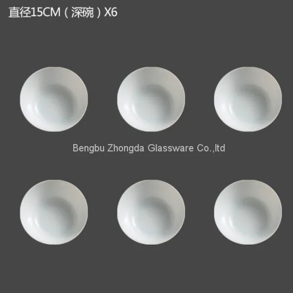 Tempered Microwave Safe Opal Glass Dinnerware photo-3
