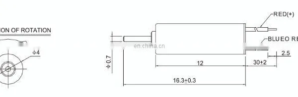 MBI0412 Cylinder Mini dc Motor photo-3