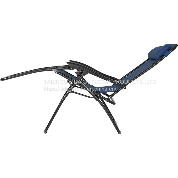 Wholesale Factory Luxury Beach Lounge Chair Outdoor Lightweight Garden Folding Metal Beach Zero Gravity Chair With Sunshade