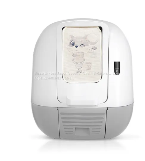 Hot Sale Plastic Pet Fully Enclosed Large Pet Cleaning Smart Cat Litter Box Toilet photo-4