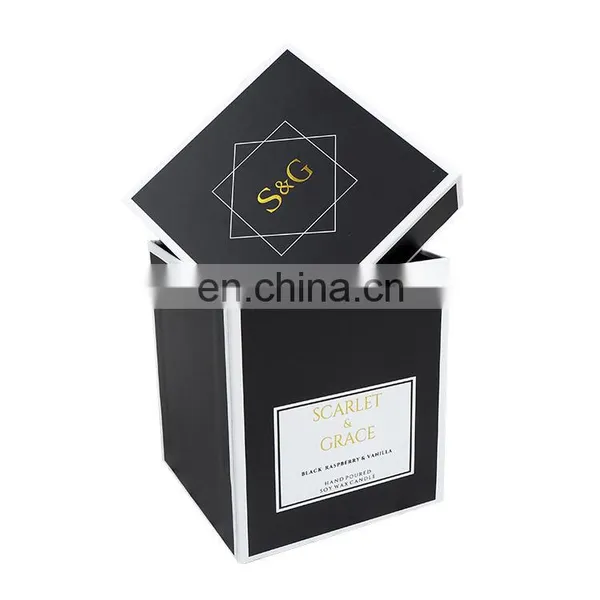 ENO Customize Package Eco Friendly Luxury Wholesale Paper Custom Candle Gift Boxes Candle Package photo-3
